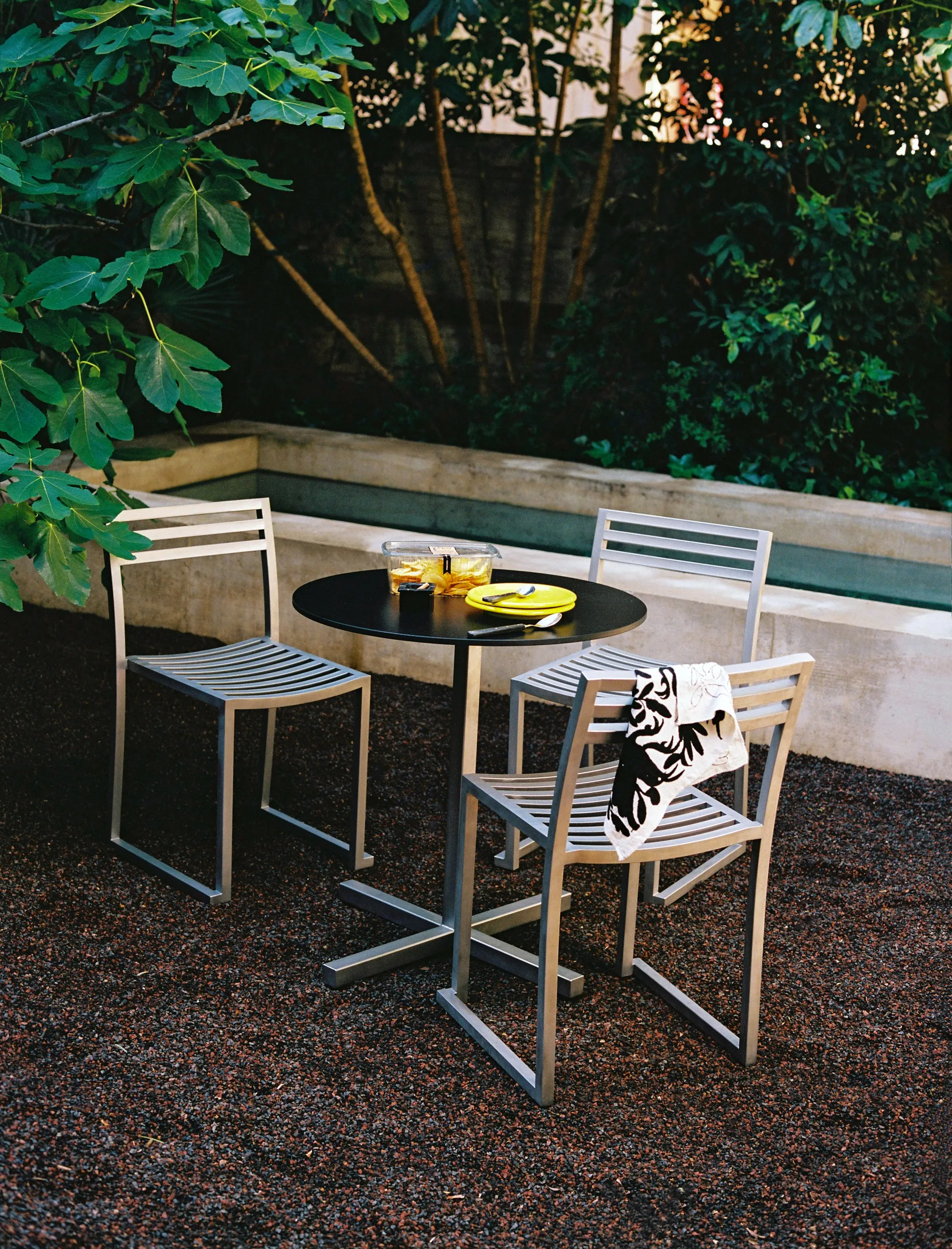 Chop stol 2-pakning, Stainless steel Hem