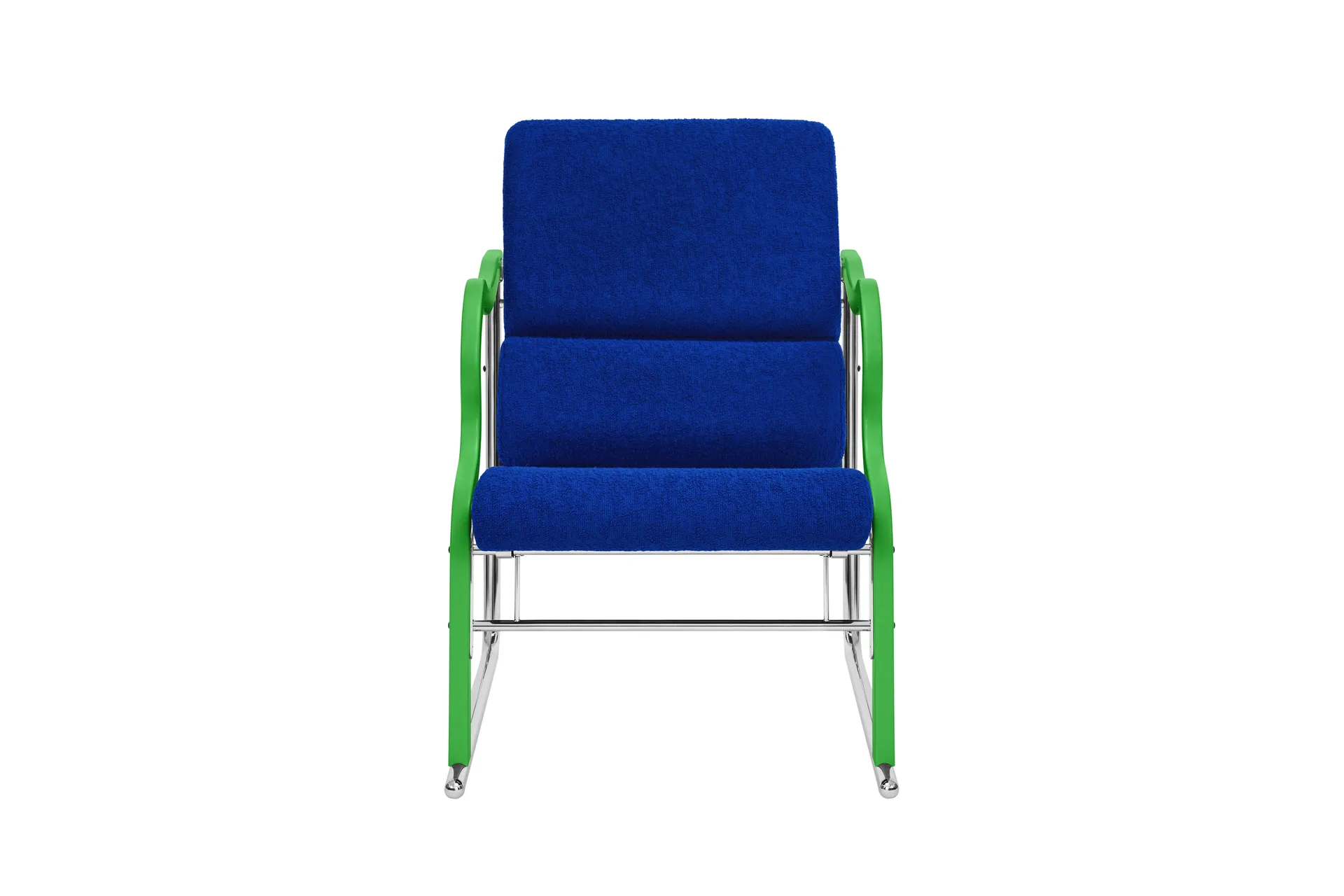 Experiment 501 loungelenestol, Green-ultramarine Hem