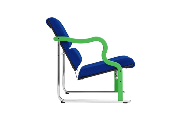 Experiment 501 loungelenestol, Green-ultramarine Hem