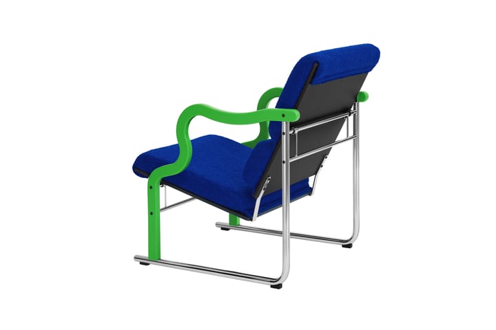 Experiment 501 loungelenestol, Green-ultramarine Hem