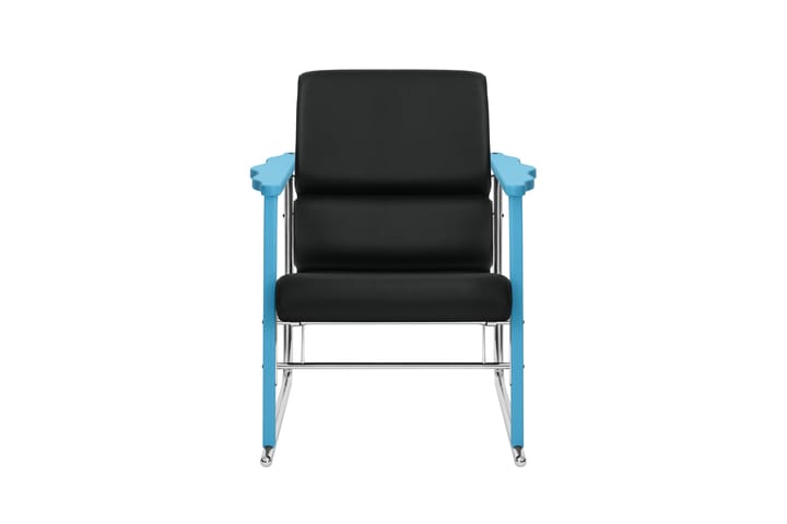 Experiment 502 loungelenestol, Blue-black leather Hem