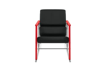 Experiment 503 loungelenestol - Red-black leather - Hem