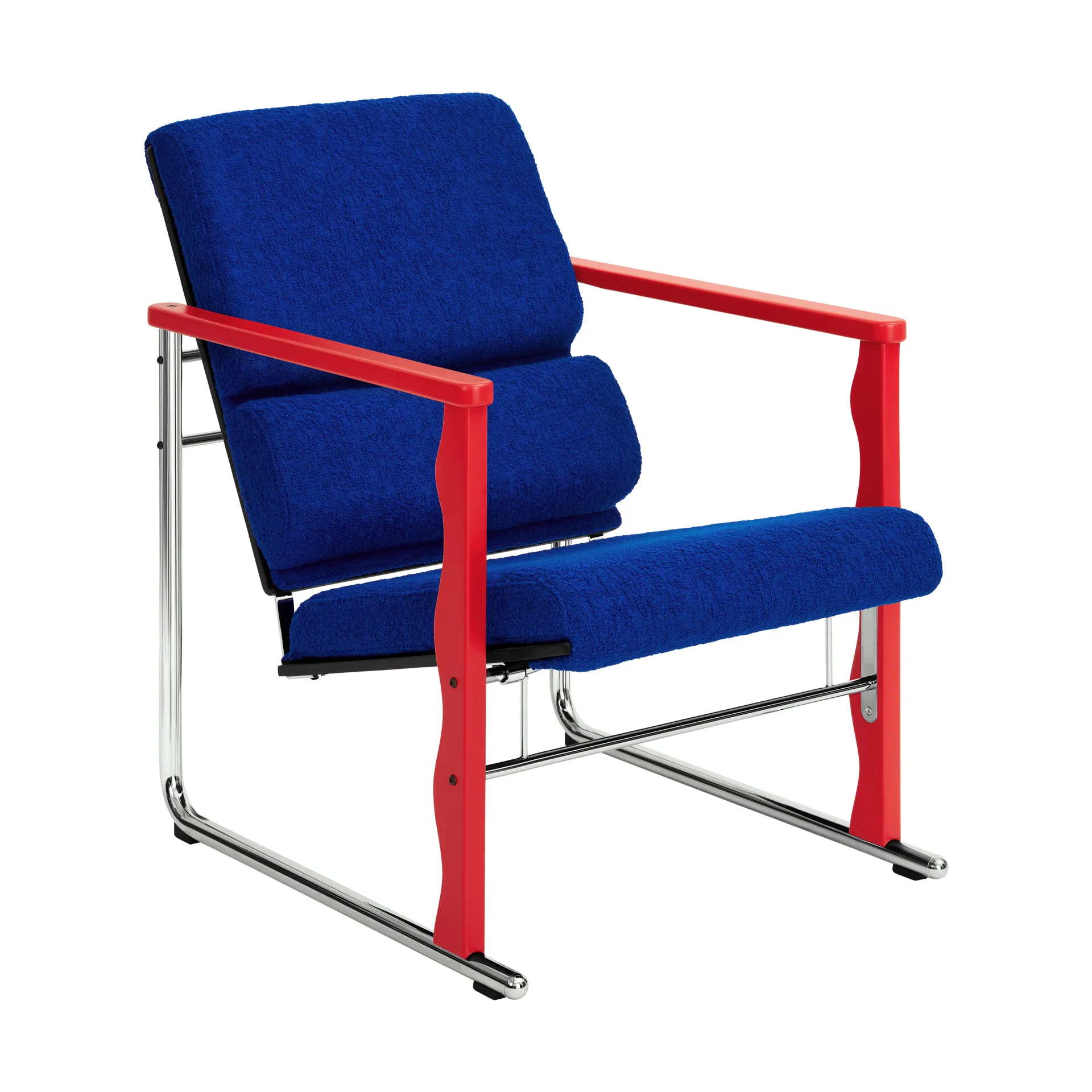 Experiment 503 loungelenestol, Red-ultramarine Hem