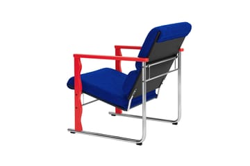Experiment 503 loungelenestol - Red-ultramarine - Hem