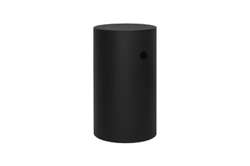 Hide pidestall Ø38x68 cm - Jet black textured - Hem