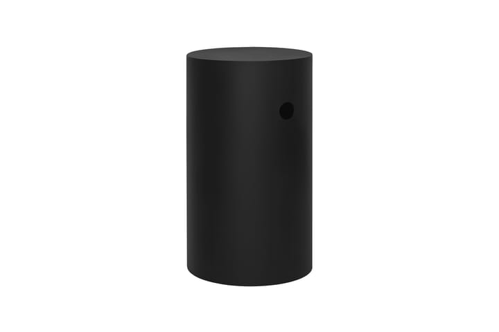 Hide pidestall Ø38x68 cm, Jet black textured Hem