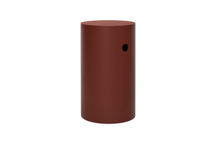 Hide pidestall Ø38x68 cm, Red brown textured Hem
