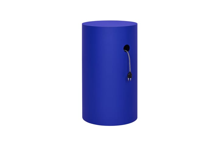 Hide pidestall Ø38x68 cm, Ultramarine blue textured Hem