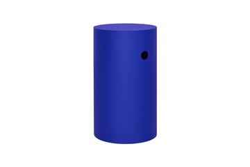 Hide pidestall Ø38x68 cm - Ultramarine blue textured - Hem