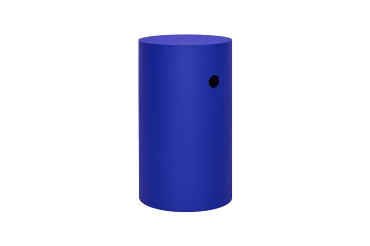 Hide pidestall Ø38x68 cm, Ultramarine blue textured Hem