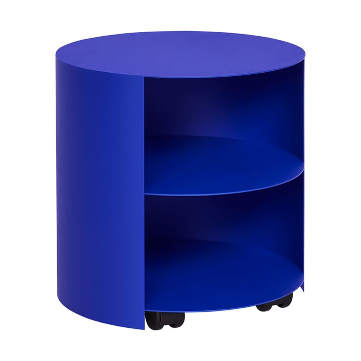 Hide sidebord Ø38x41 cm - Ultramarine blue textured - Hem