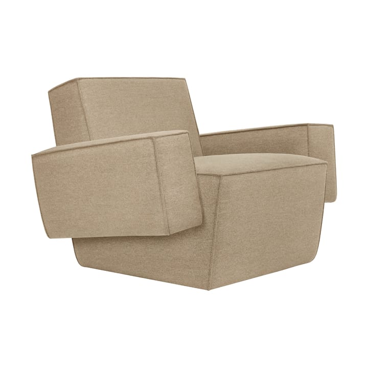 Hunk loungelenestol med armlene - Beige - Hem