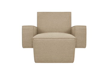 Hunk loungelenestol med armlene - Beige - Hem