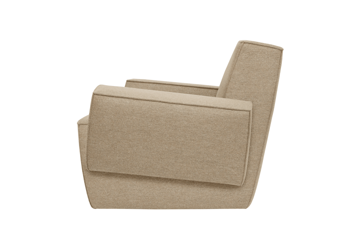 Hunk loungelenestol med armlene, Beige Hem