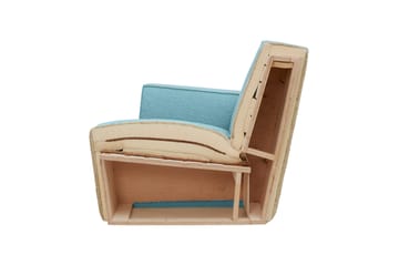 Hunk loungelenestol med armlene - Beige - Hem