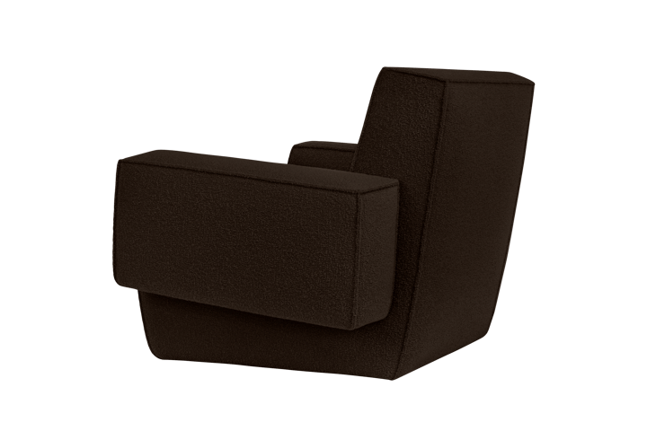 Hunk loungelenestol med armlene, Chocolate Hem