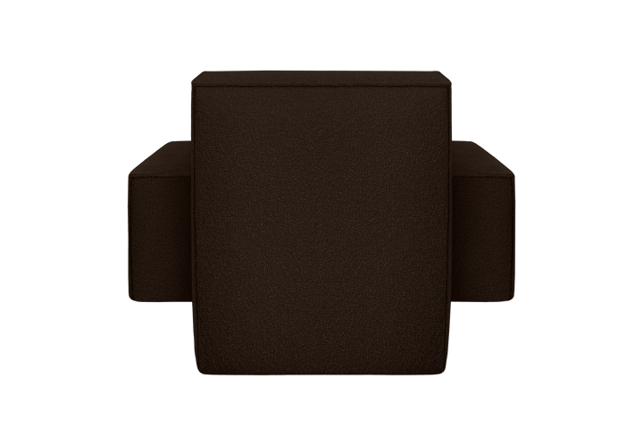 Hunk loungelenestol med armlene, Chocolate Hem