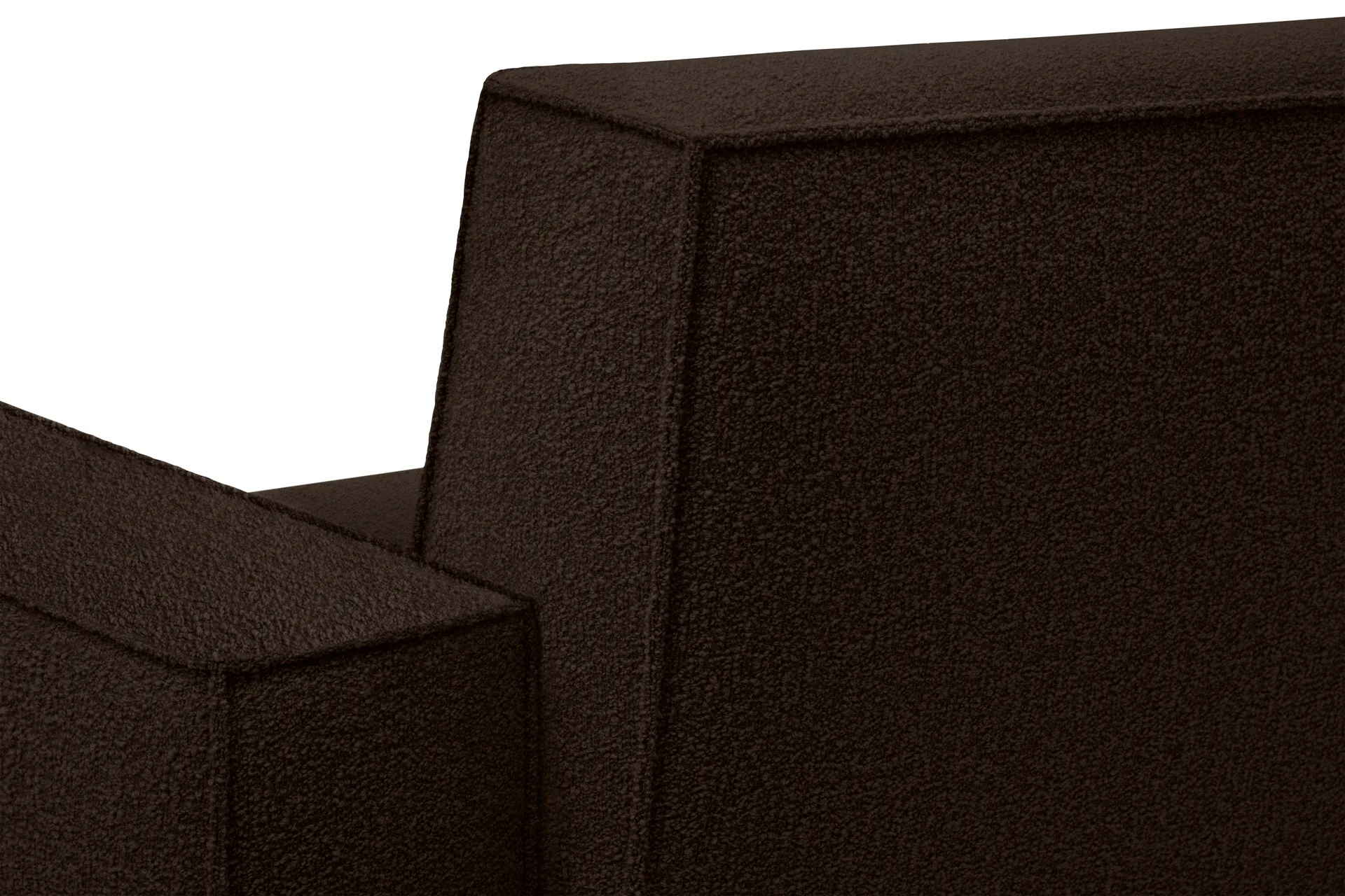 Hunk loungelenestol med armlene, Chocolate Hem