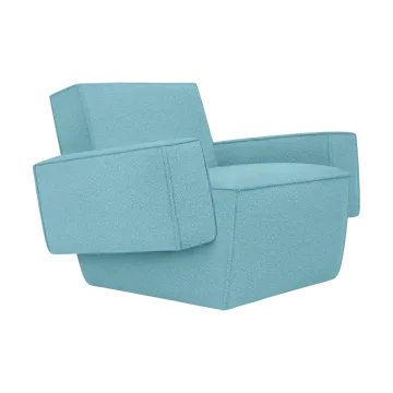 Hunk loungelenestol med armlene - Icicle - Hem