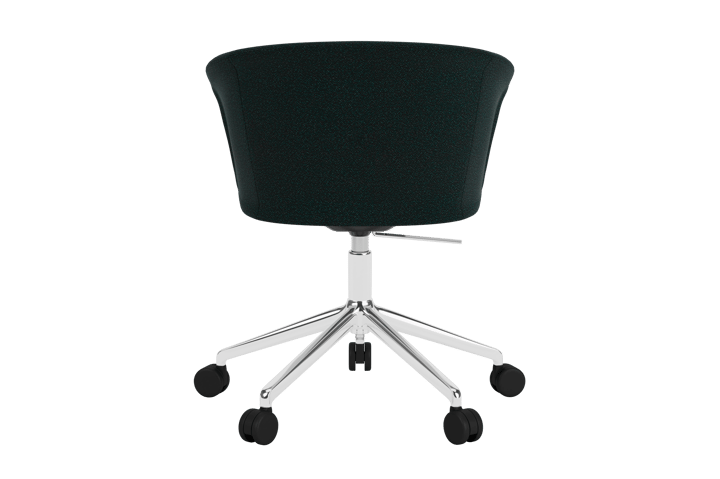 Kendo Swivel kontorstol med 5 hjul, Pine-polished aluminium Hem