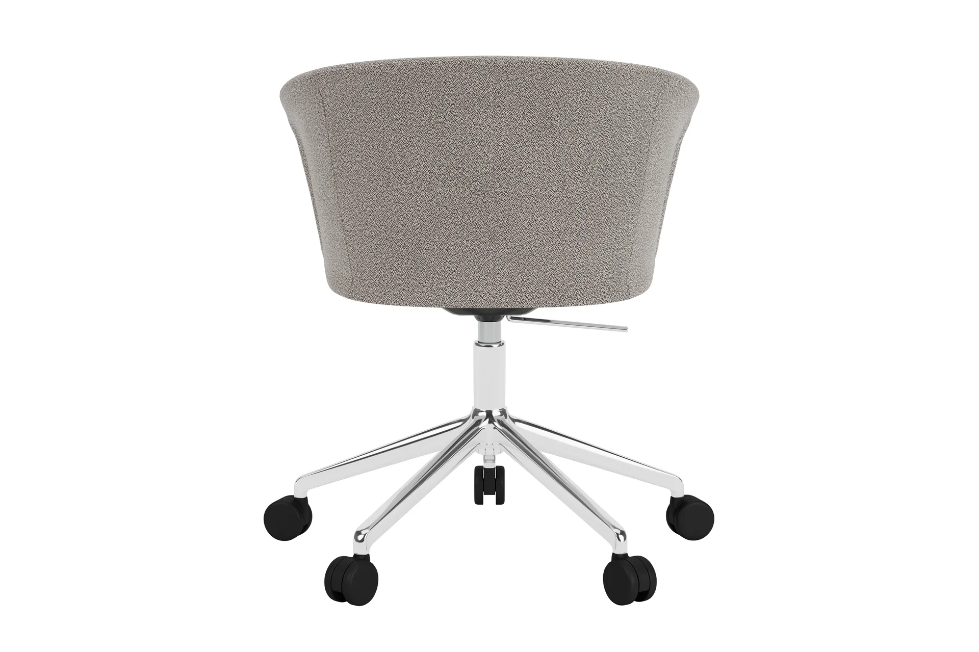 Kendo Swivel kontorstol med 5 hjul, Porcelain-polished aluminium Hem
