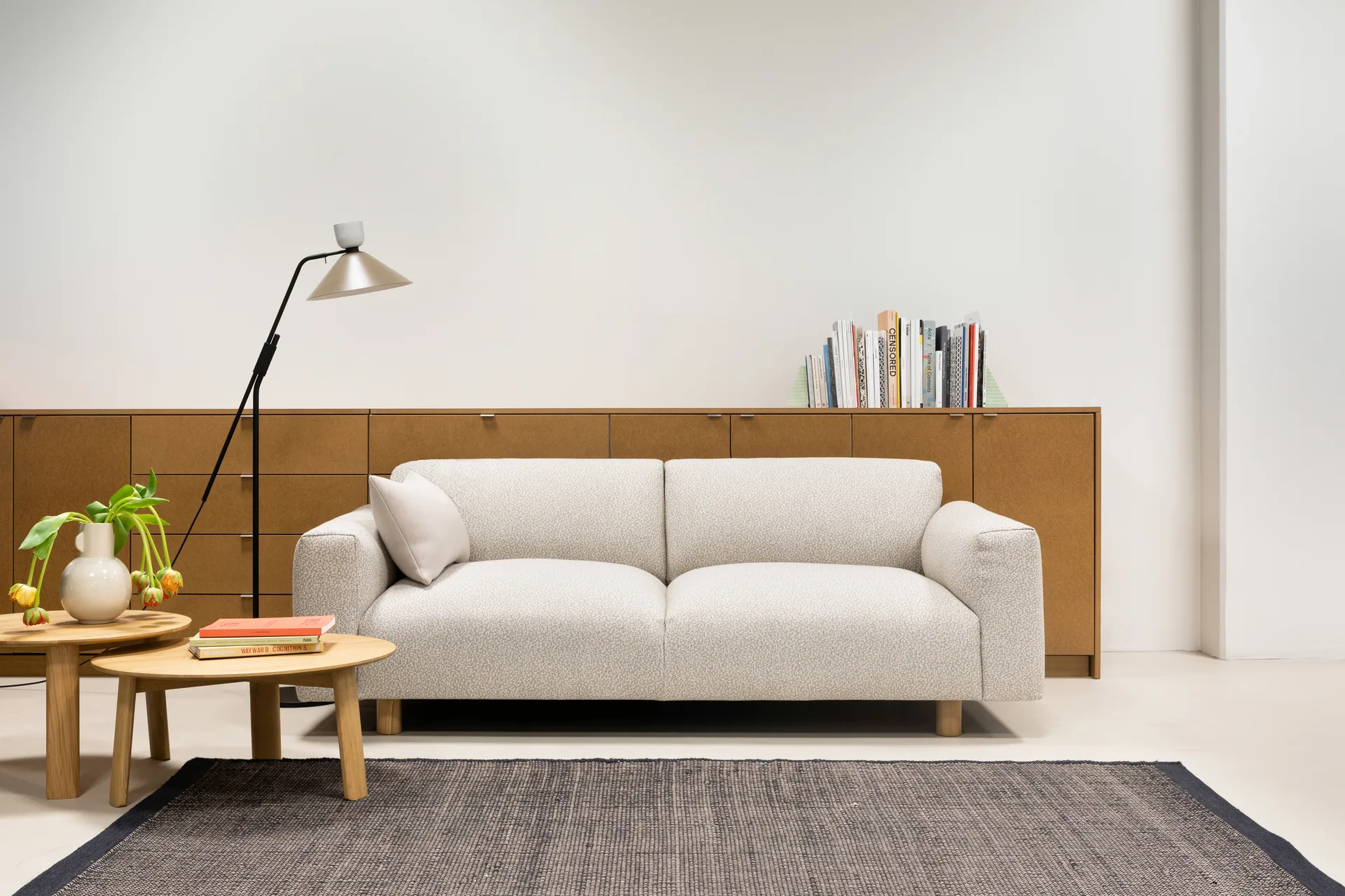 Koti 2-seters sofa 200 cm, Eggshell Hem