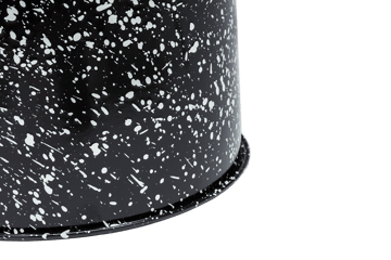 Last krakk Ø32x44 cm - Black-white splatter - Hem