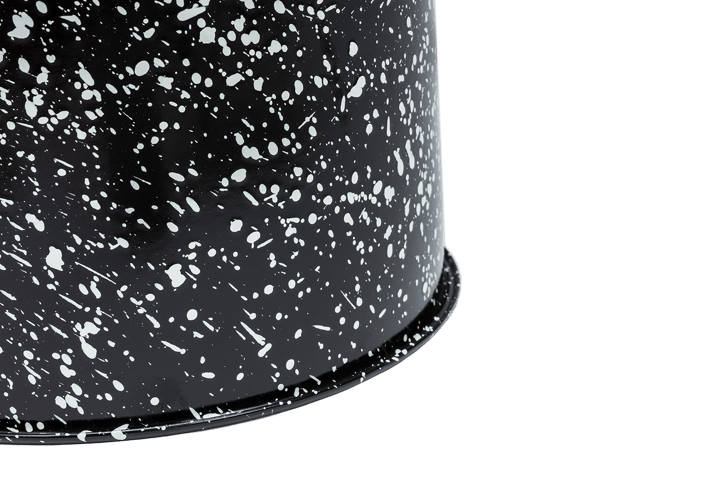 Last krakk Ø32x44 cm, Black-white splatter Hem
