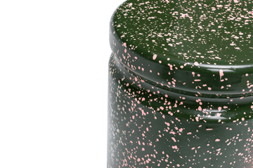 Last krakk Ø32x44 cm - Green-pink splatter - Hem