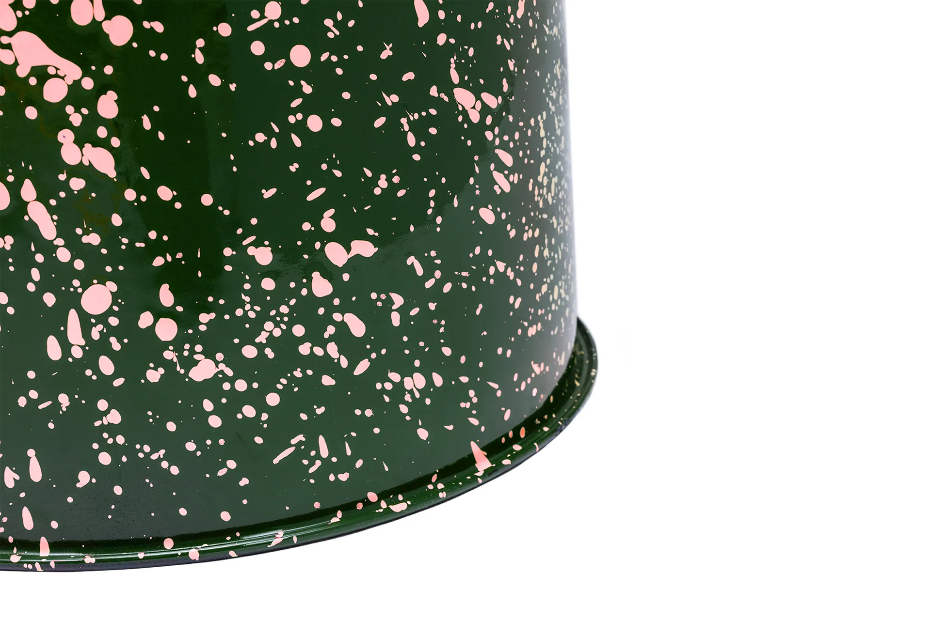 Last krakk Ø32x44 cm, Green-pink splatter Hem