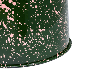 Last krakk Ø32x44 cm - Green-pink splatter - Hem