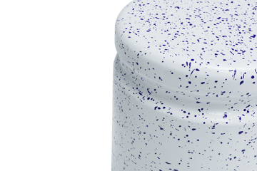 Last krakk Ø32x44 cm - White-blue splatter - Hem