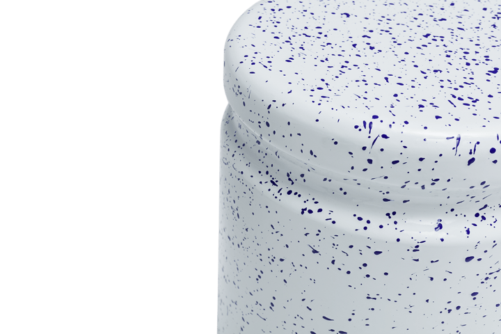 Last krakk Ø32x44 cm, White-blue splatter Hem