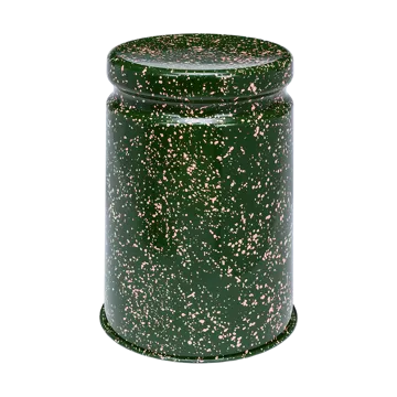 Last rund krakk Ø32x44 cm - Green-pink splatter - Hem