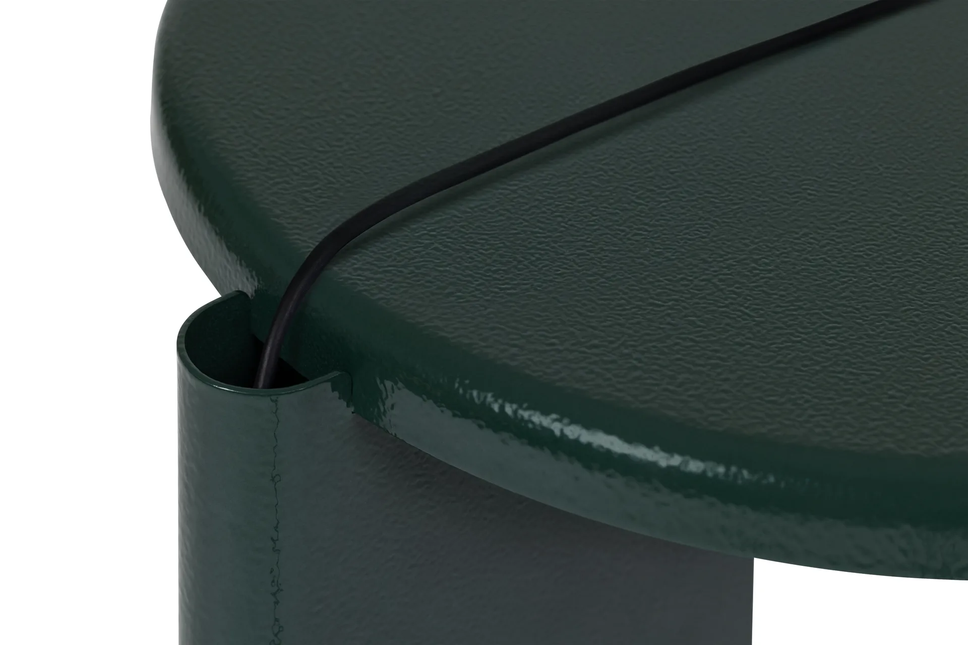 Lolly sidebord 56 cm, Black green gloss Hem