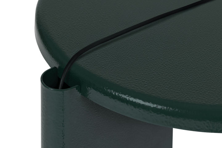Lolly sidebord 56 cm, Black green gloss Hem