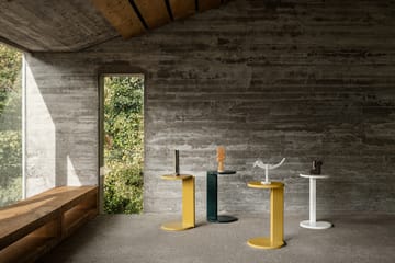Lolly sidebord 56 cm - Ochre yellow gloss - Hem