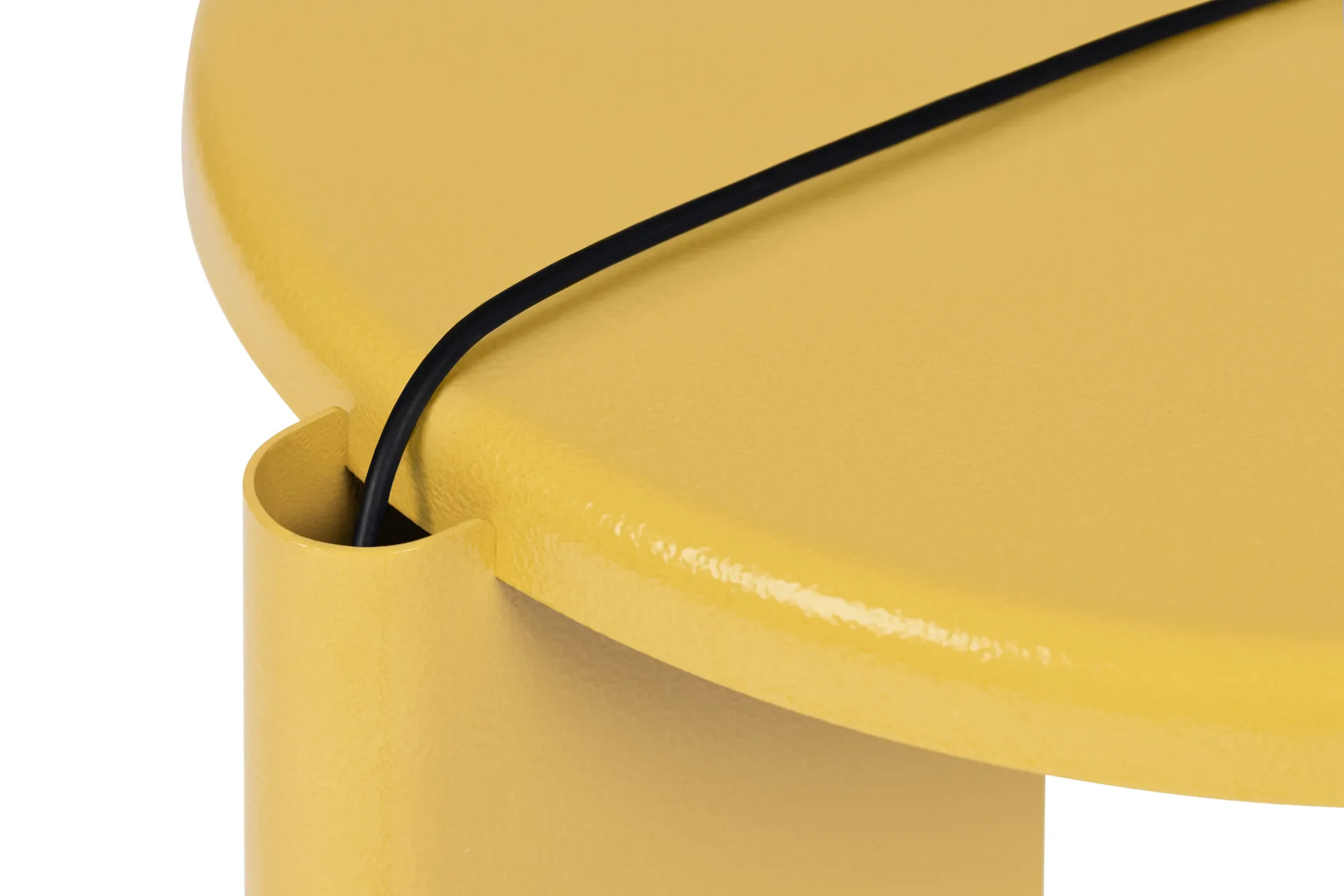 Lolly sidebord 56 cm, Ochre yellow gloss Hem