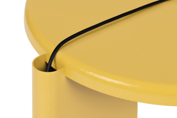 Lolly sidebord 56 cm - Ochre yellow gloss - Hem