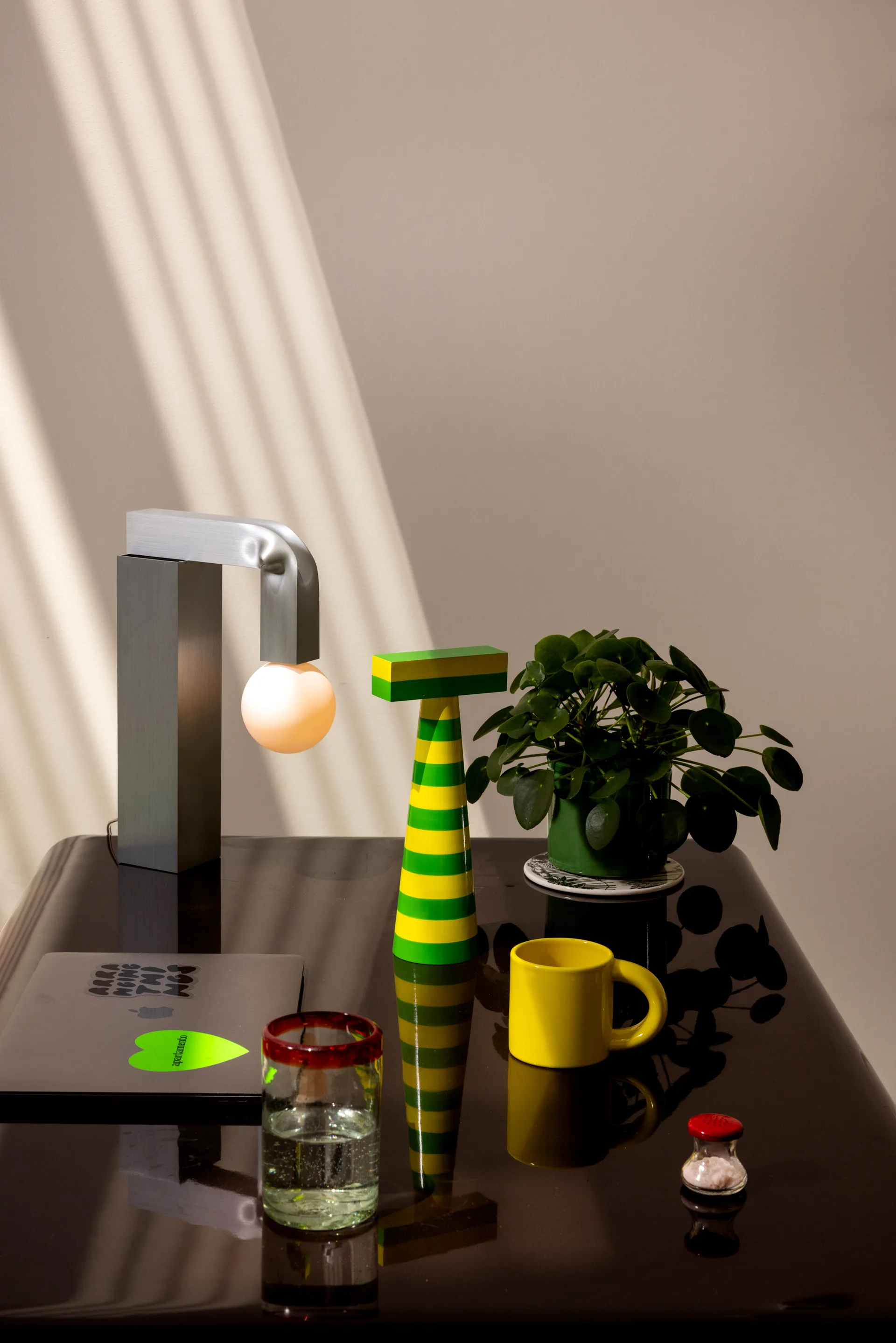 Molino Horizontal salt- & pepperkvern 29 cm, Green-yellow Hem