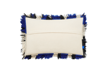 Monster pute Large 40x60 cm - Ultramarine blue-off white - Hem