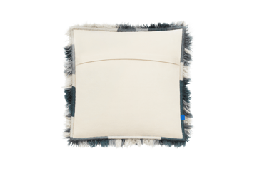 Monster pute Medium 50x50 cm - Dark teal-off white - Hem