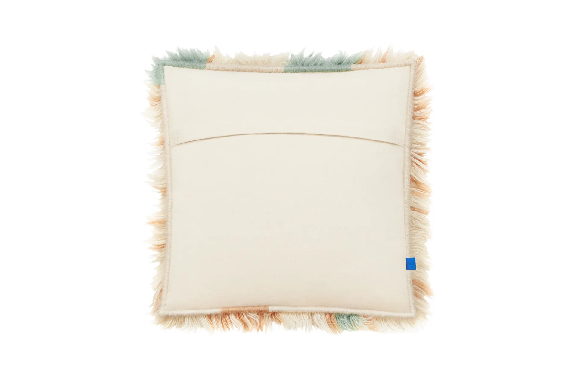 Monster pute Medium 50x50 cm, Turquoise-peach Hem