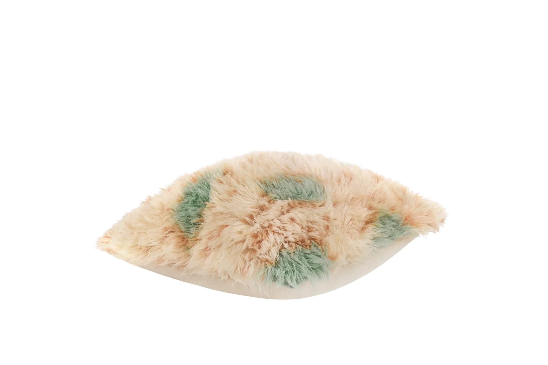 Monster pute Medium 50x50 cm, Turquoise-peach Hem