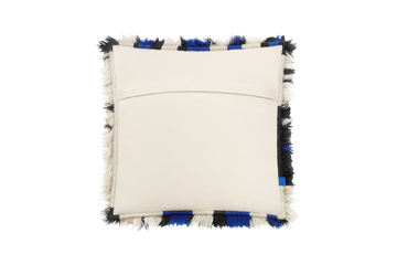Monster pute Medium 50x50 cm - Ultramarine blue-off white - Hem