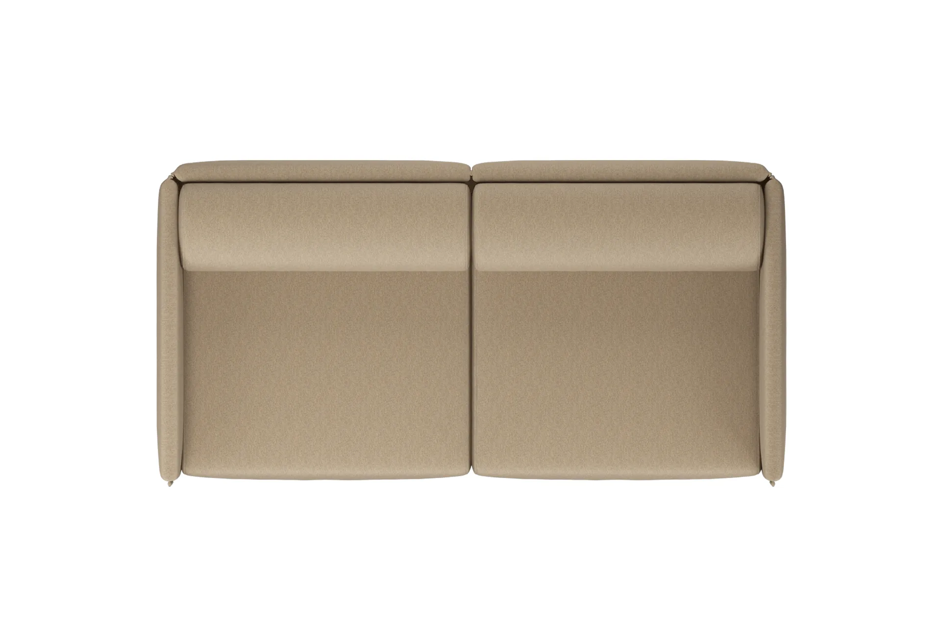Palo Block 2-seters sofa Low 200 cm, Beige Hem