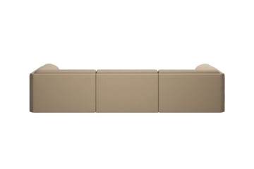 Palo Block 3-seters sofa med armlene Low 295 cm - Beige - Hem