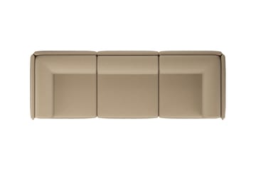 Palo Block 3-seters sofa med armlene Low 295 cm - Beige - Hem