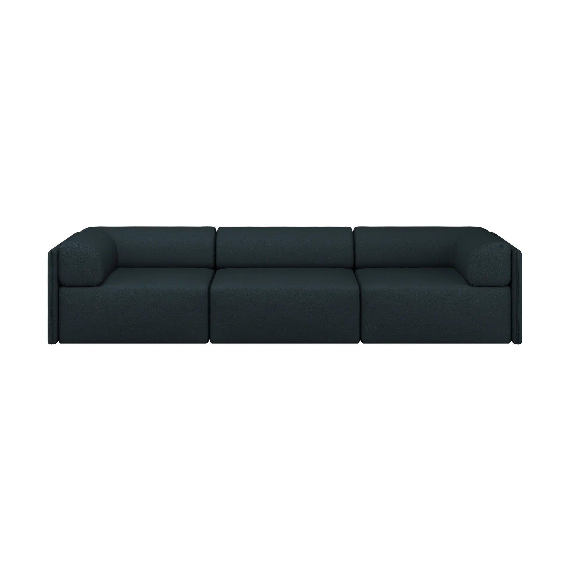 Palo Block 3-seters sofa med armlene Low 295 cm, Pine Hem