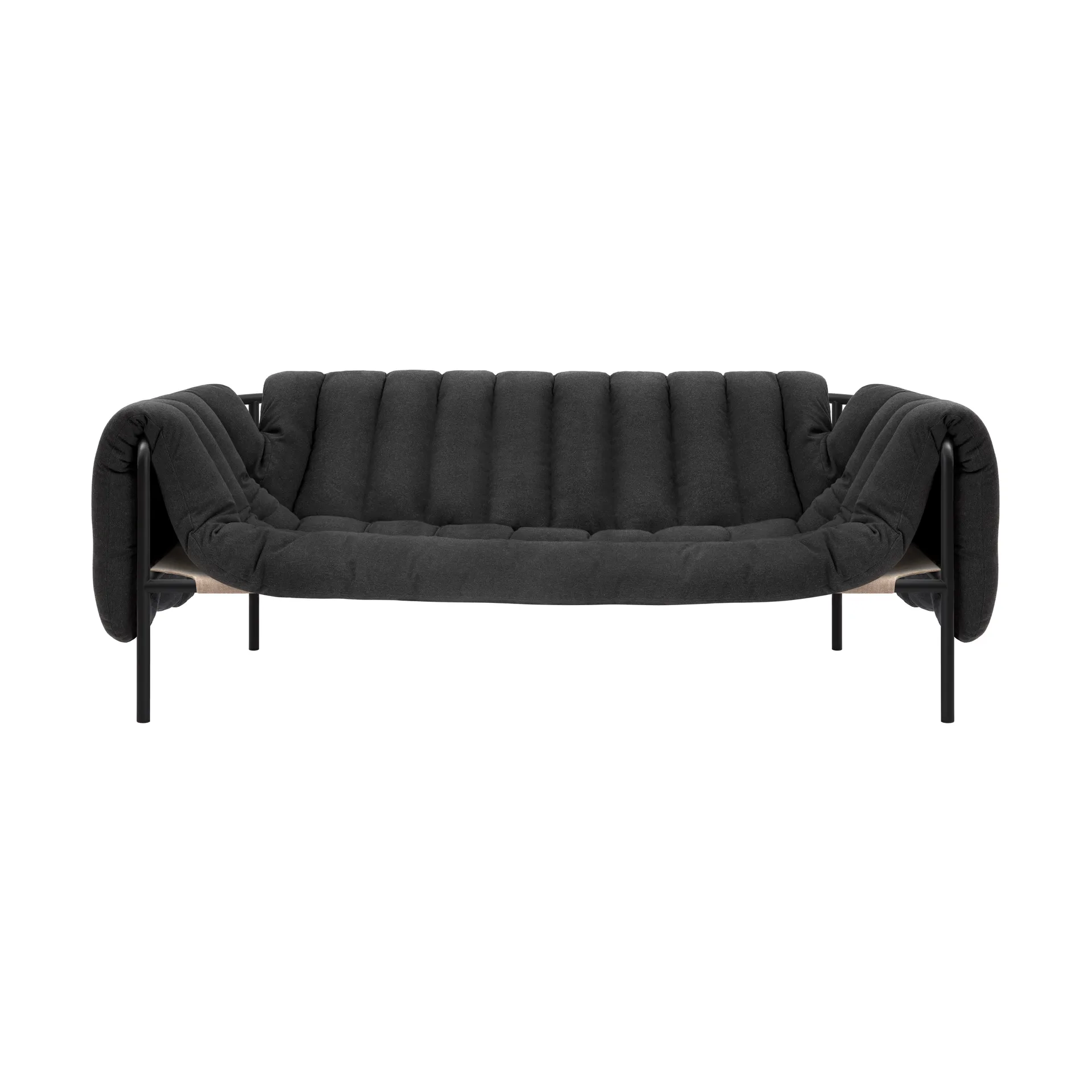 Puffy 2,5-seters sofa 205 cm, Anthracite-black grey Hem